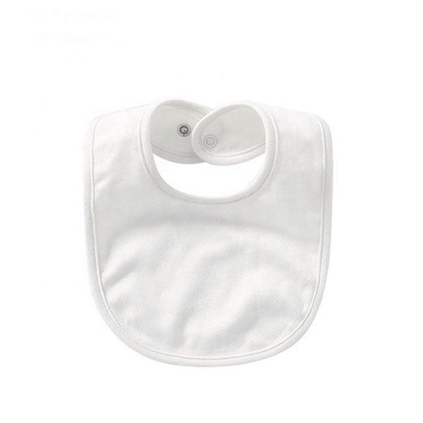 純棉嬰兒圍兜-可調節單排扣_3